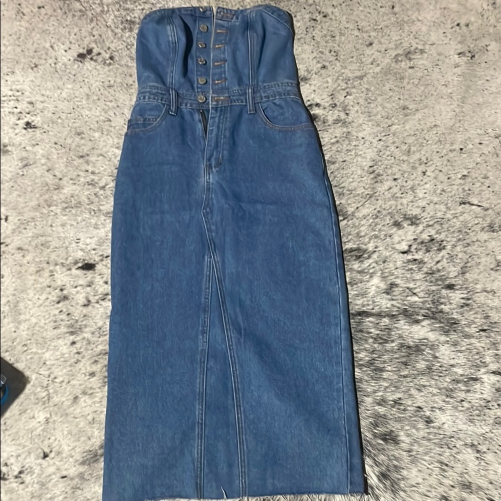 Sincerely Jules Blue Overalls Classic Denim Style